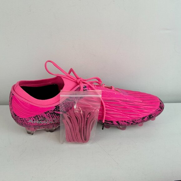 Men's 11 - Under Armour Magnetico Elite 4 FG Pitch Viper Soccer Cleats - Pink - Picture 3 of 11